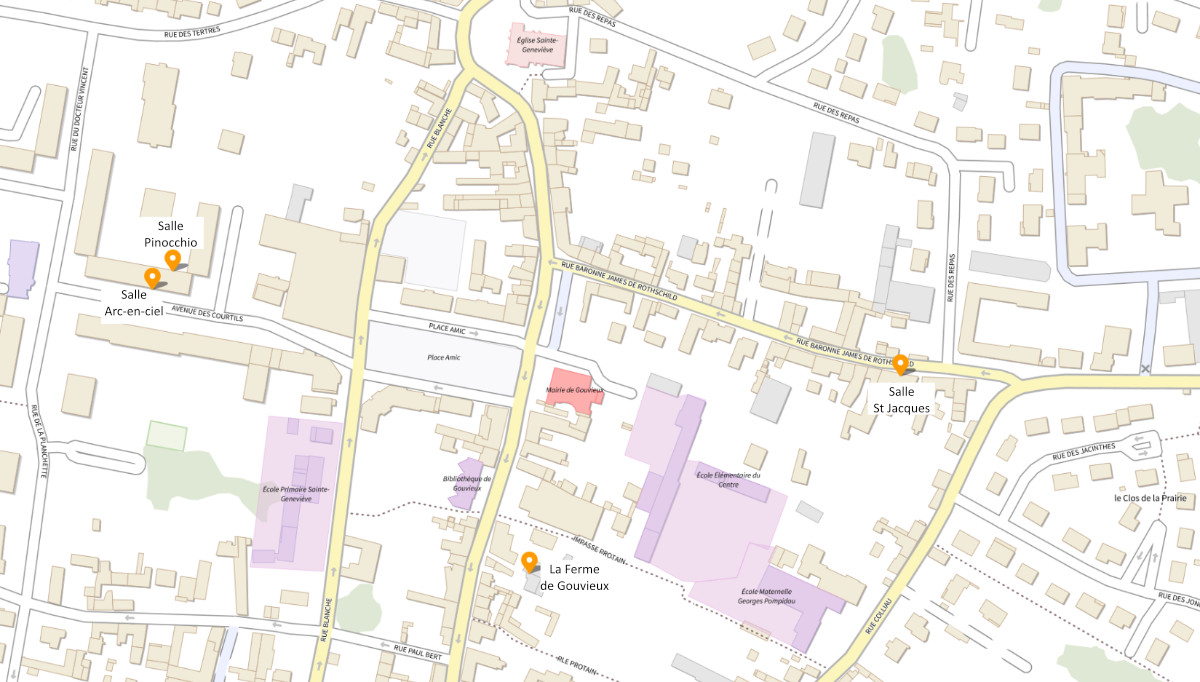 Carte gouvieux salles